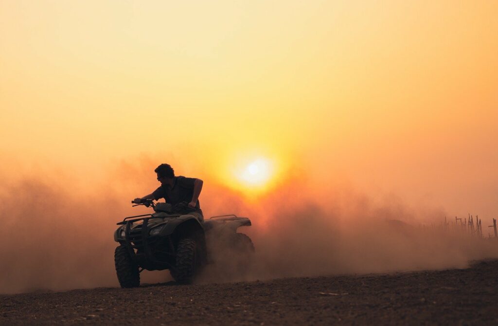 quad djerba 3h excursion flamand roses