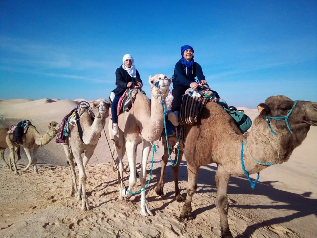 bivouac au coeur de desert tunisie djerba