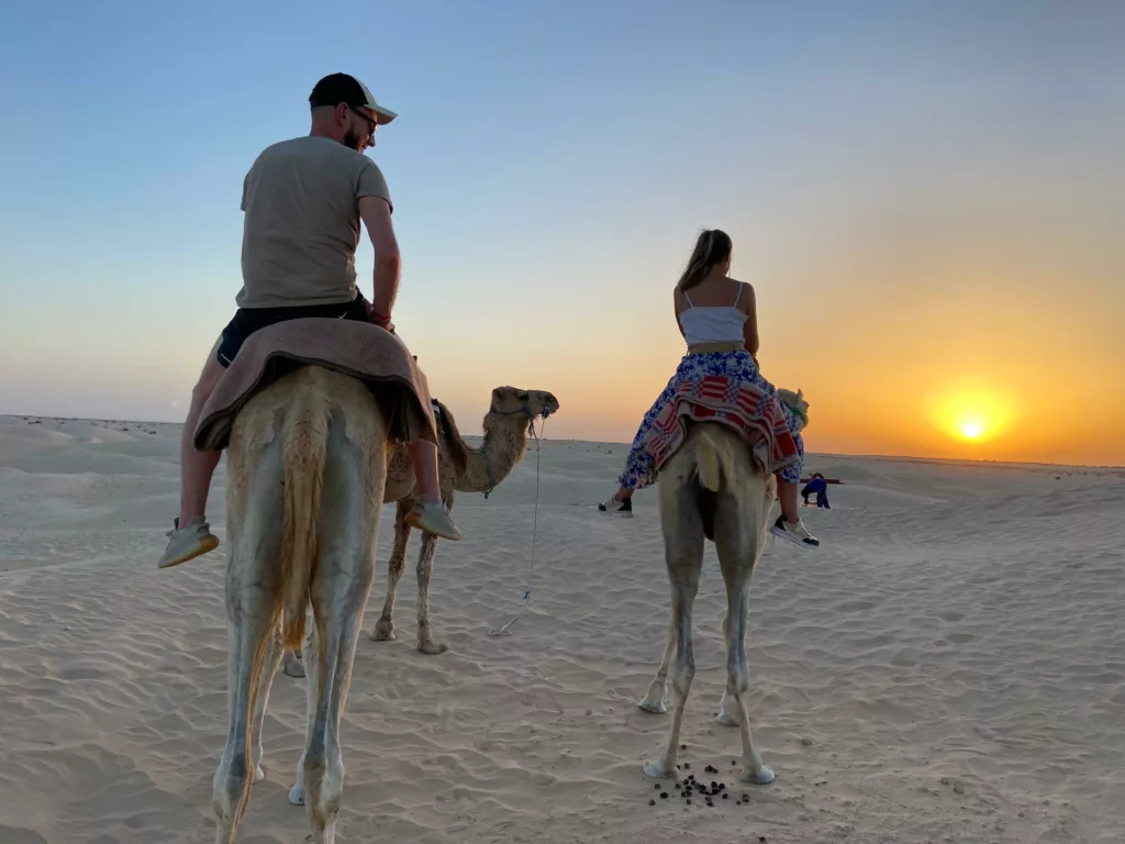 bivouac desert tunisia